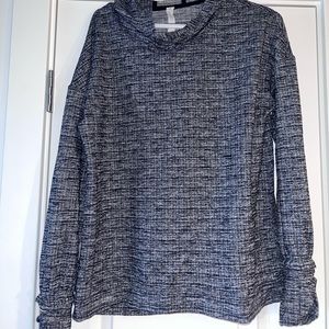 I have a Lululemon pullover hoodie, black and white specs. Size 8